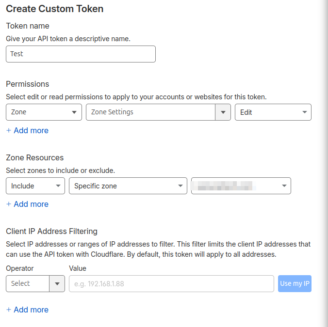 Cloudflare Api Token Example Crear API Token en Cloudflare | Samuran Tech - Sysadmin Blog